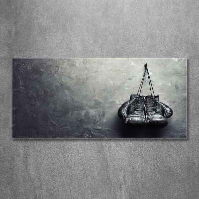 Schilderij op glas Bokshandschoenen