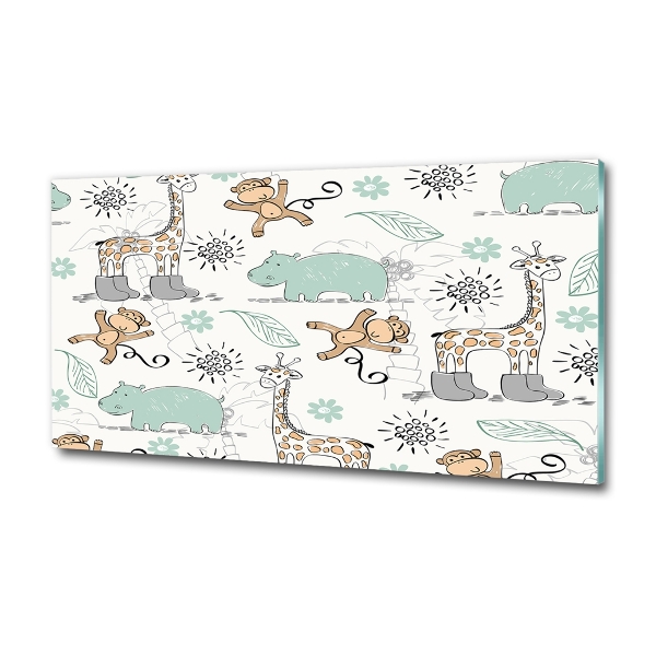 Foto schilderij op glas Dieren