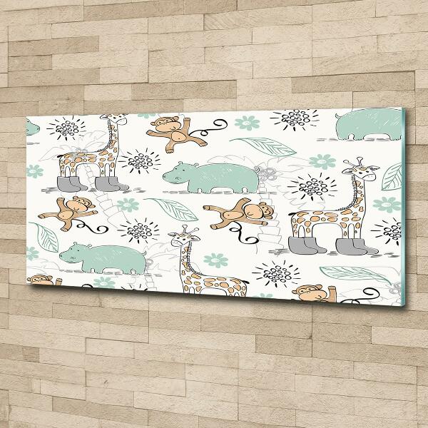 Foto schilderij op glas Dieren