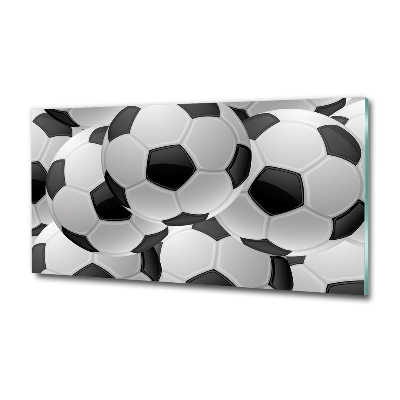 Schilderij glas Voetbal