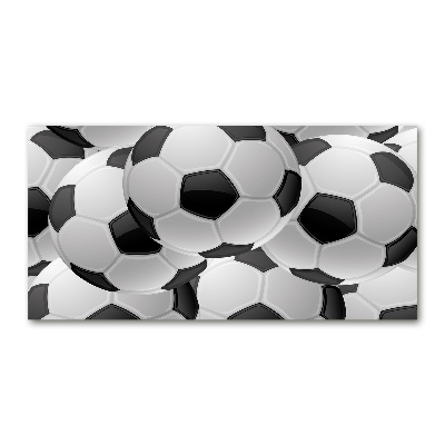 Schilderij glas Voetbal