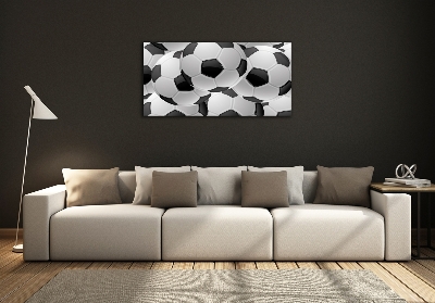 Schilderij glas Voetbal