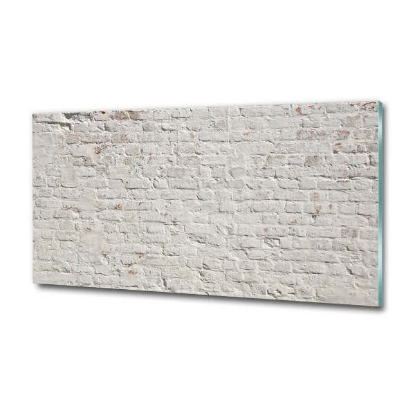 Schilderij op glas Bakstenen muur
