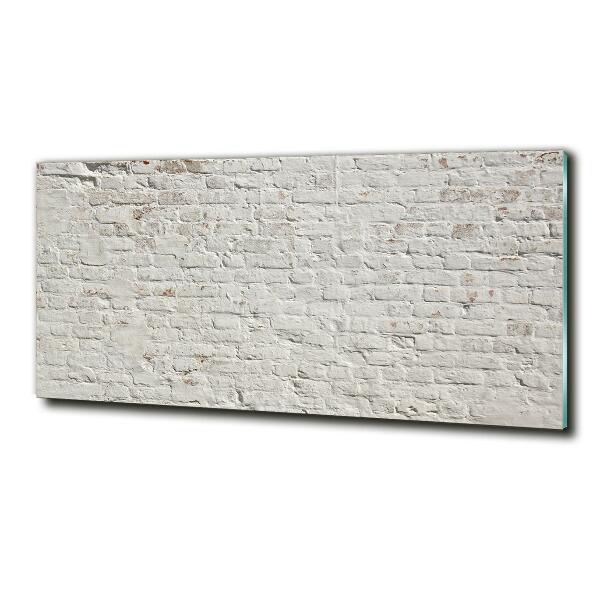 Schilderij op glas Bakstenen muur