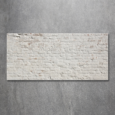 Schilderij op glas Bakstenen muur