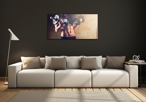 Schilderij op glas Spieropbouw