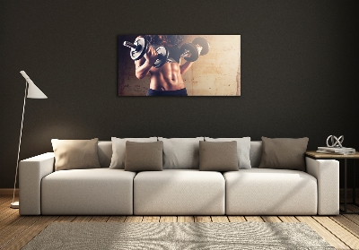 Schilderij op glas Spieropbouw