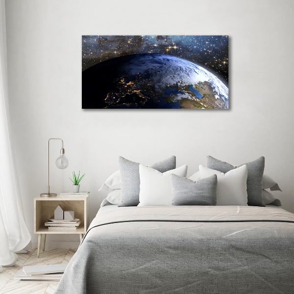 Foto schilderij op glas Planeet Aarde