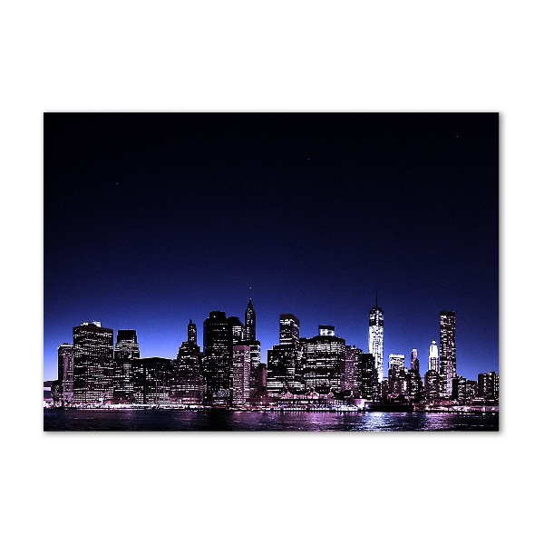 Foto schilderij op glas Brooklynbrug