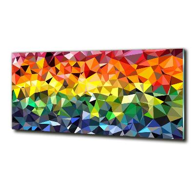 Schilderij glas Geometrische achtergrond