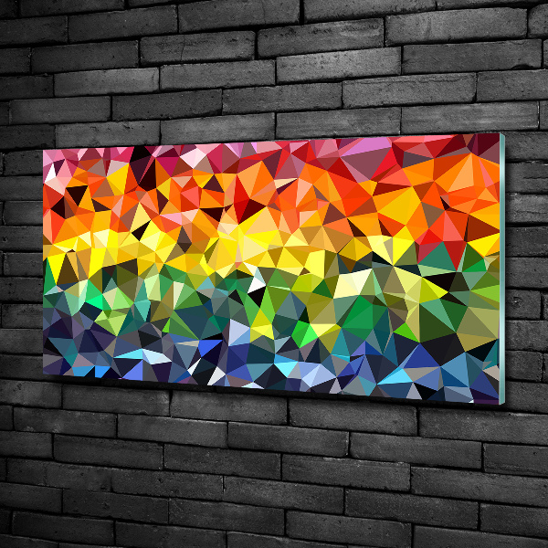 Schilderij glas Geometrische achtergrond