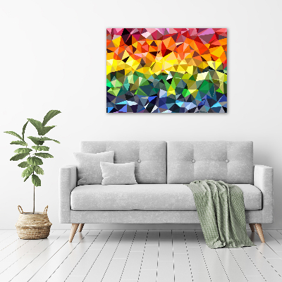 Schilderij glas Geometrische achtergrond