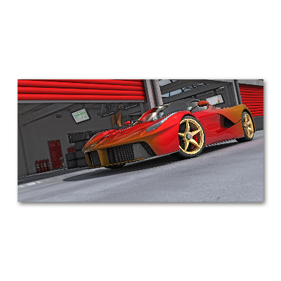 Schilderij op glas Racer