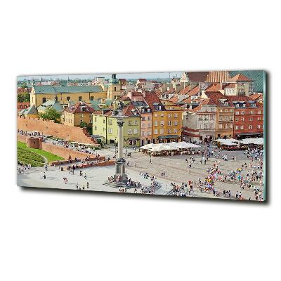 Glazen schilderij Warschau, Polen