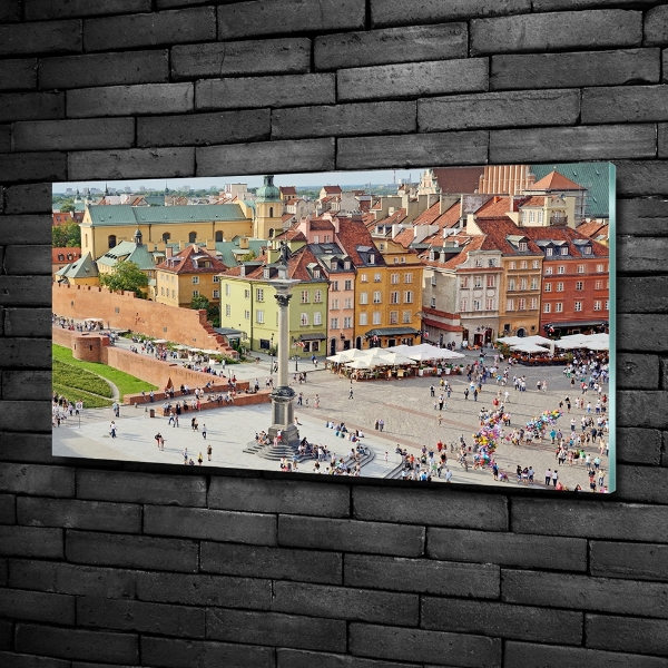 Glazen schilderij Warschau, Polen