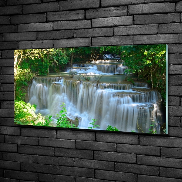 Glazen schilderij Waterval