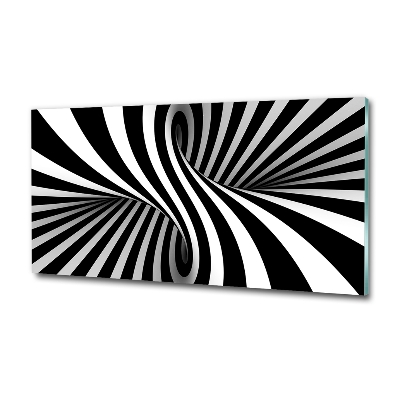 Foto schilderij op glas Abstracte wervel