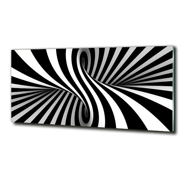 Foto schilderij op glas Abstracte wervel