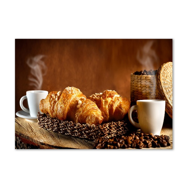 Foto schilderij op glas Ontbijt