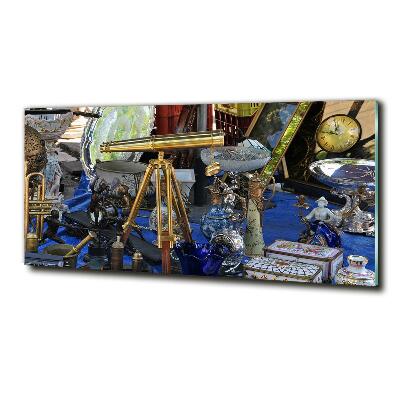 Glazen schilderij Antiek