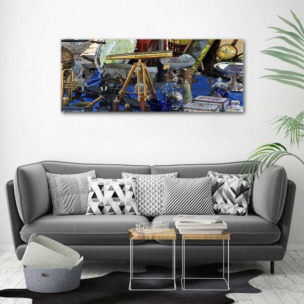 Glazen schilderij Antiek