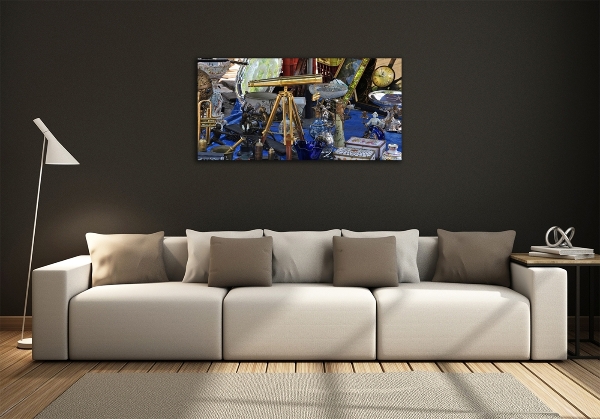 Glazen schilderij Antiek