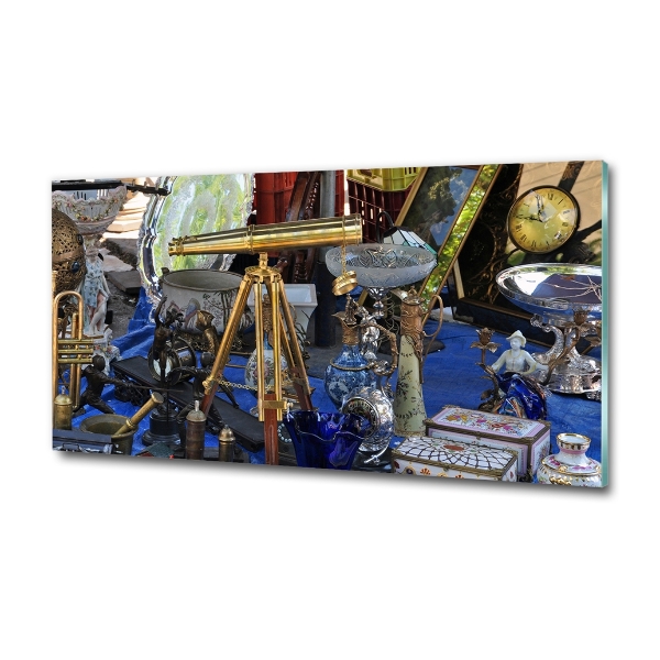 Glazen schilderij Antiek