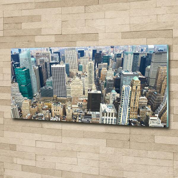 Foto schilderij op glas Manhattan, New York