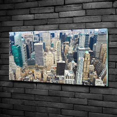 Foto schilderij op glas Manhattan, New York
