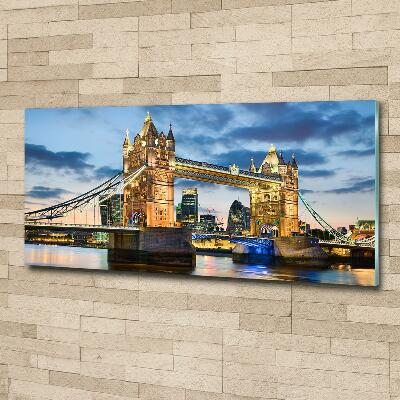 Schilderij op glas Tower Bridge Londen