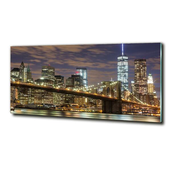 Schilderij glas Brooklynbrug