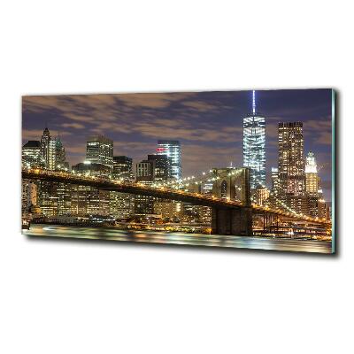 Schilderij glas Brooklynbrug
