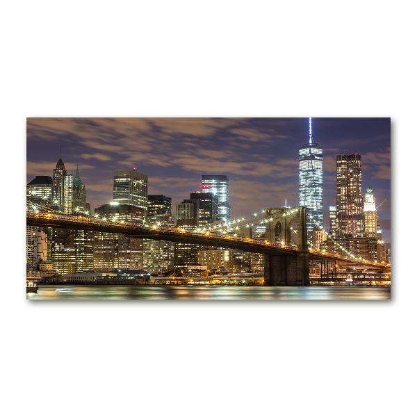 Schilderij glas Brooklynbrug