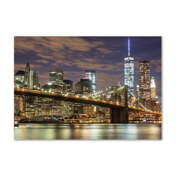Schilderij glas Brooklynbrug