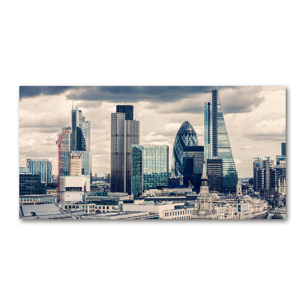 Glazen schilderij Wolkenkrabbers