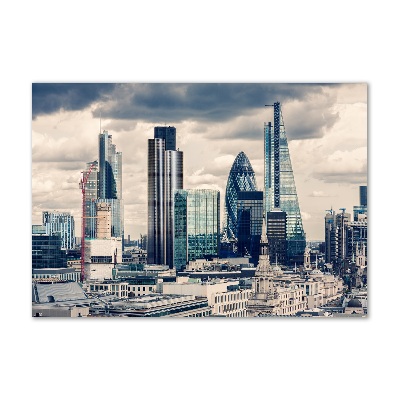 Glazen schilderij Wolkenkrabbers