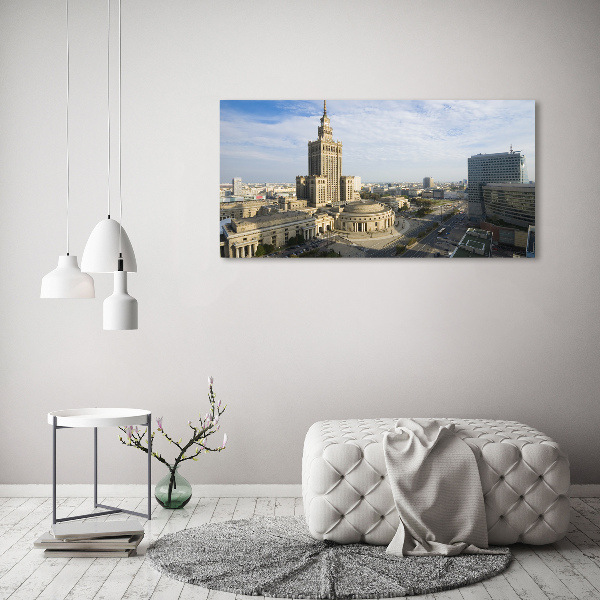 Schilderij op glas Paleis van Cultuur