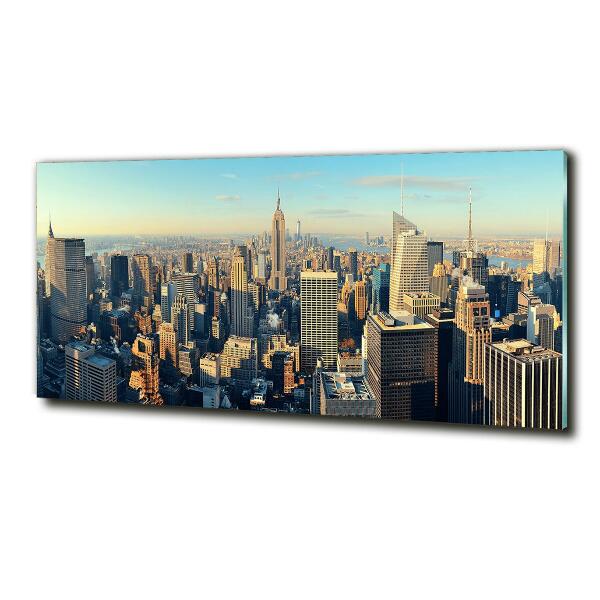 Foto schilderij op glas Wolkenkrabbers