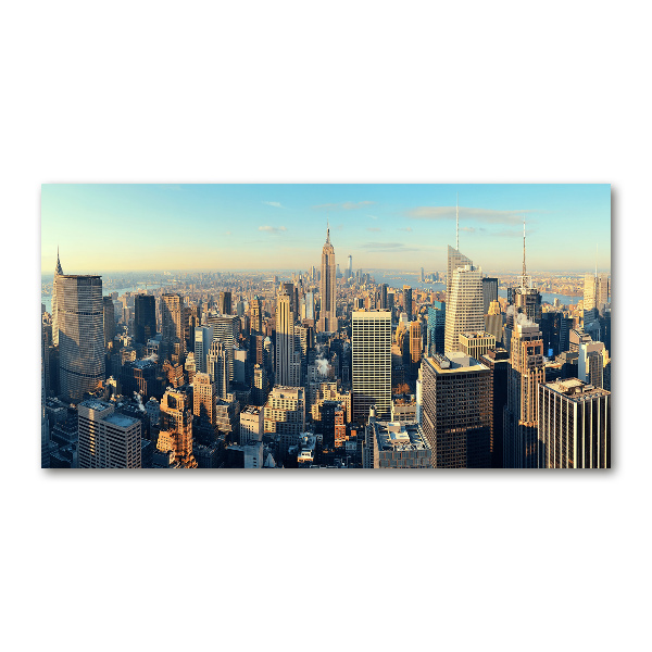 Foto schilderij op glas Wolkenkrabbers