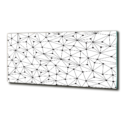 Schilderij op glas Lijnen en cirkels