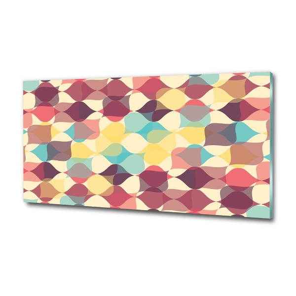 Schilderij glas Geometrische achtergrond