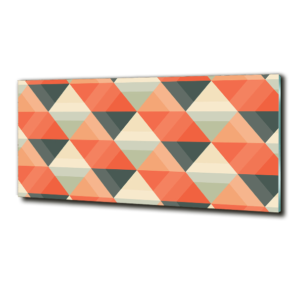 Glazen schilderij Geometrische achtergrond