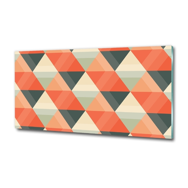 Glazen schilderij Geometrische achtergrond