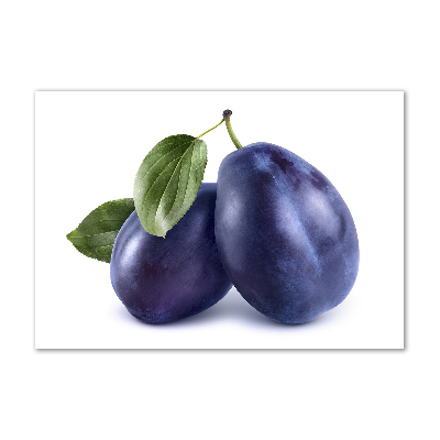 Foto schilderij op glas Pruimen
