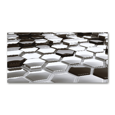 Foto schilderij op glas 3D-abstractie