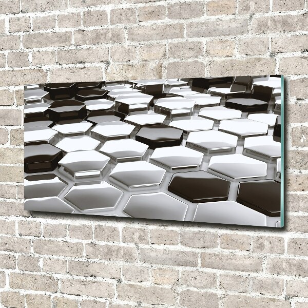 Foto schilderij op glas 3D-abstractie