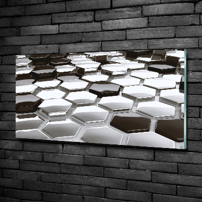 Foto schilderij op glas 3D-abstractie