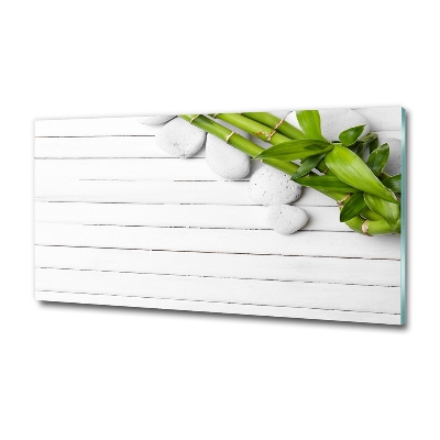 Foto schilderij op glas Bamboe