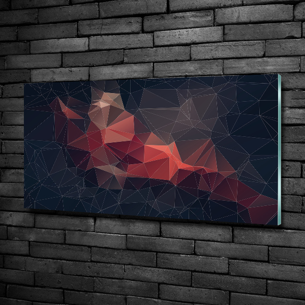 Schilderij glas Abstracte achtergrond