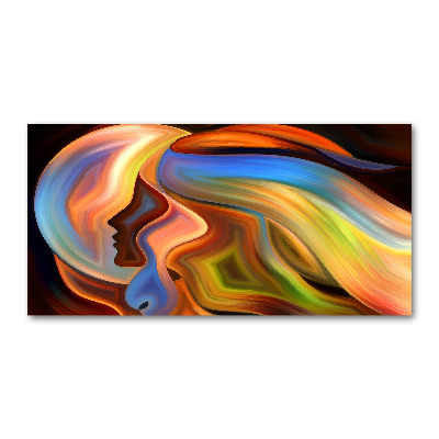 Foto schilderij op glas Abstractie